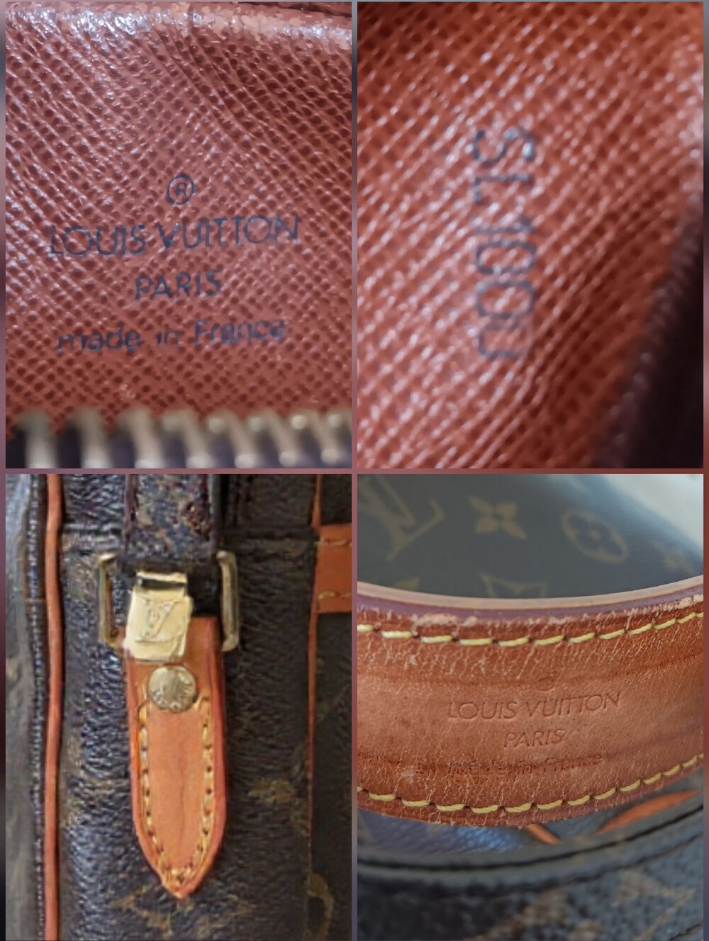 Louis Vuitton EUC ✨️Vintage 2000 Danube Monogram Crossbody Bag - Picture 11 of 15